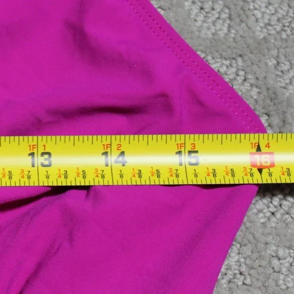 Spanx Love Your Assets by Spanx Size Large Pink Ruffle One Piece Swimsuit - Picture 3 of 6